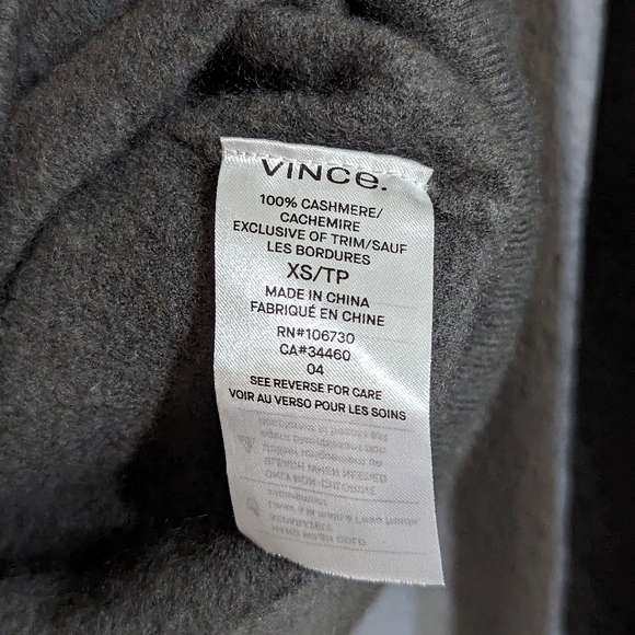 Vince Gray Cashmere sweater - Picture 5 of 7